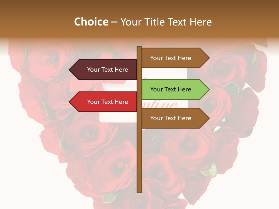 Lovely Arrangement Wish PowerPoint Template