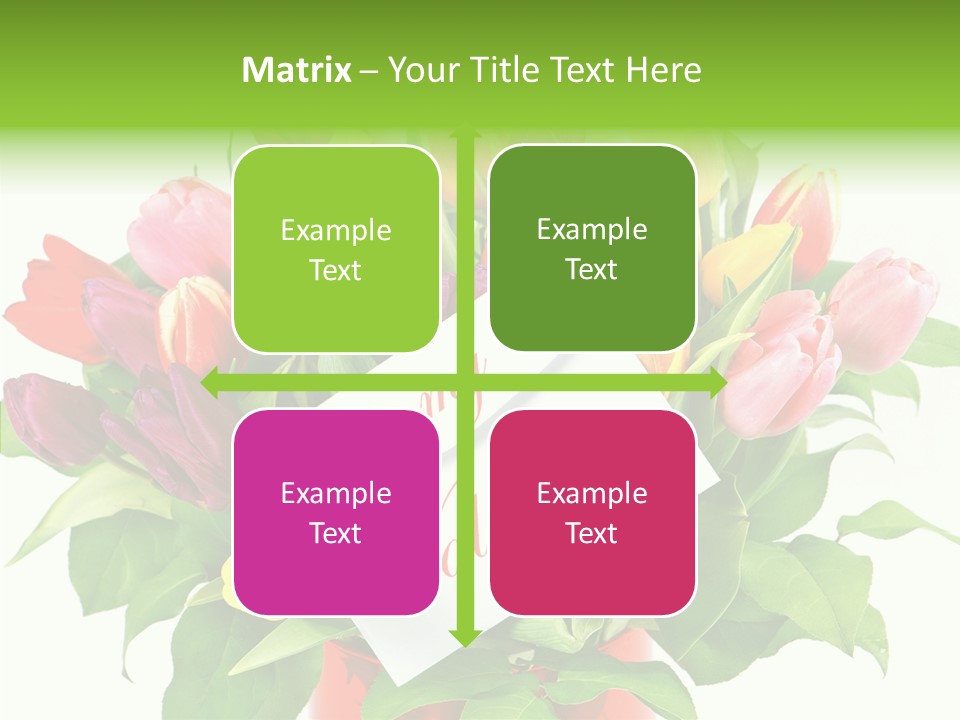 Purple Background Blossom PowerPoint Template