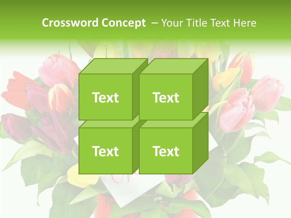 Purple Background Blossom PowerPoint Template