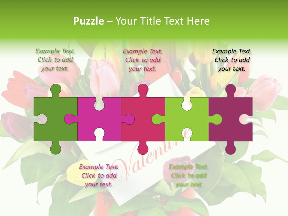 Purple Background Blossom PowerPoint Template