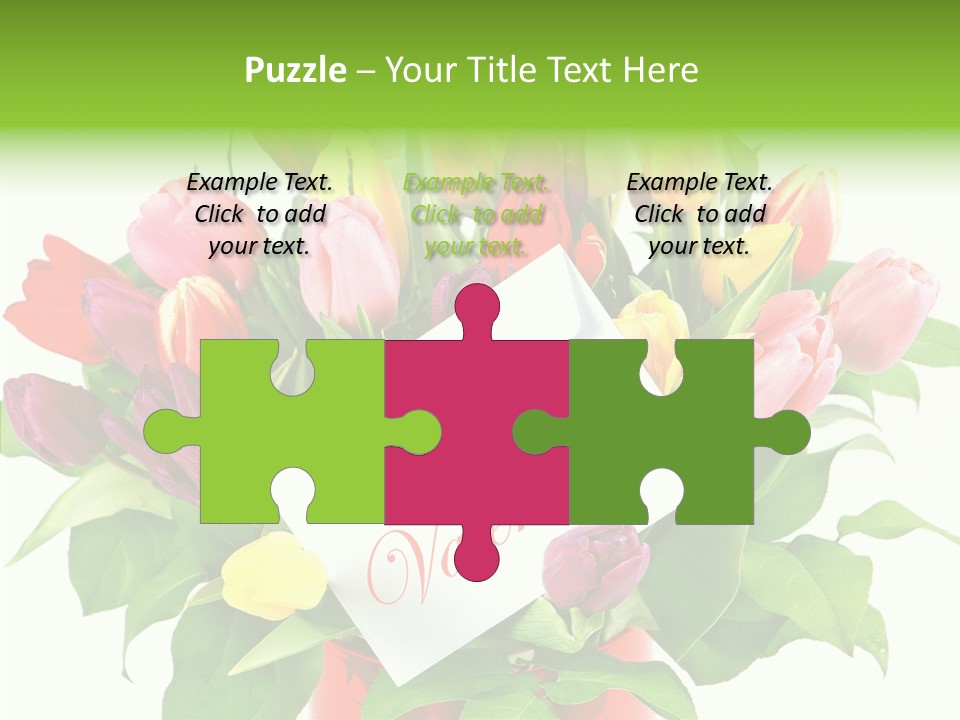 Purple Background Blossom PowerPoint Template