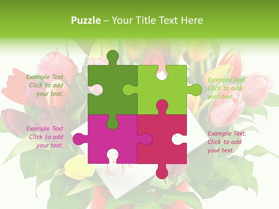 Purple Background Blossom PowerPoint Template