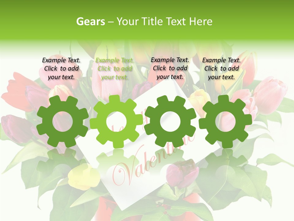 Purple Background Blossom PowerPoint Template