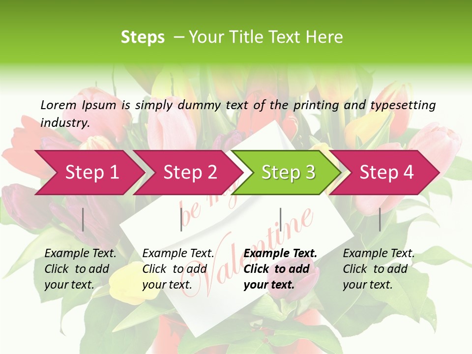 Purple Background Blossom PowerPoint Template