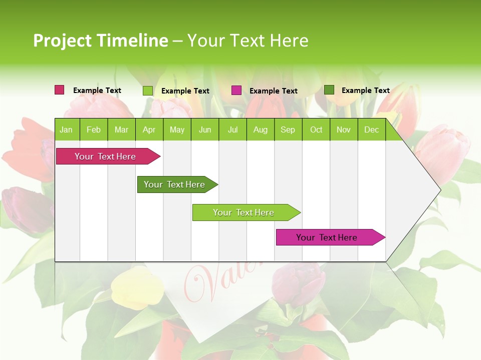 Purple Background Blossom PowerPoint Template