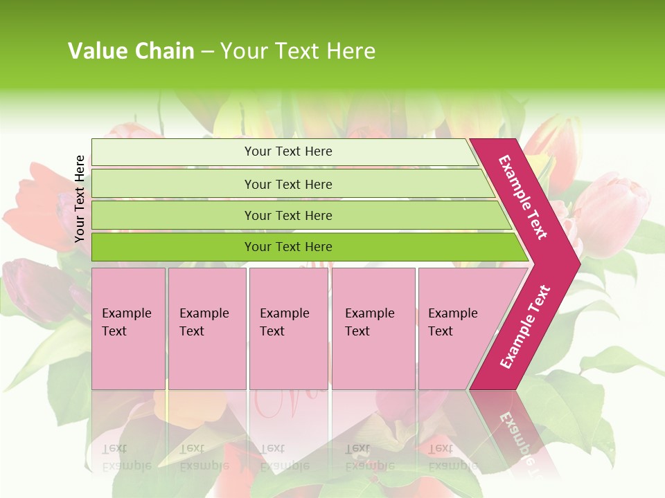 Purple Background Blossom PowerPoint Template