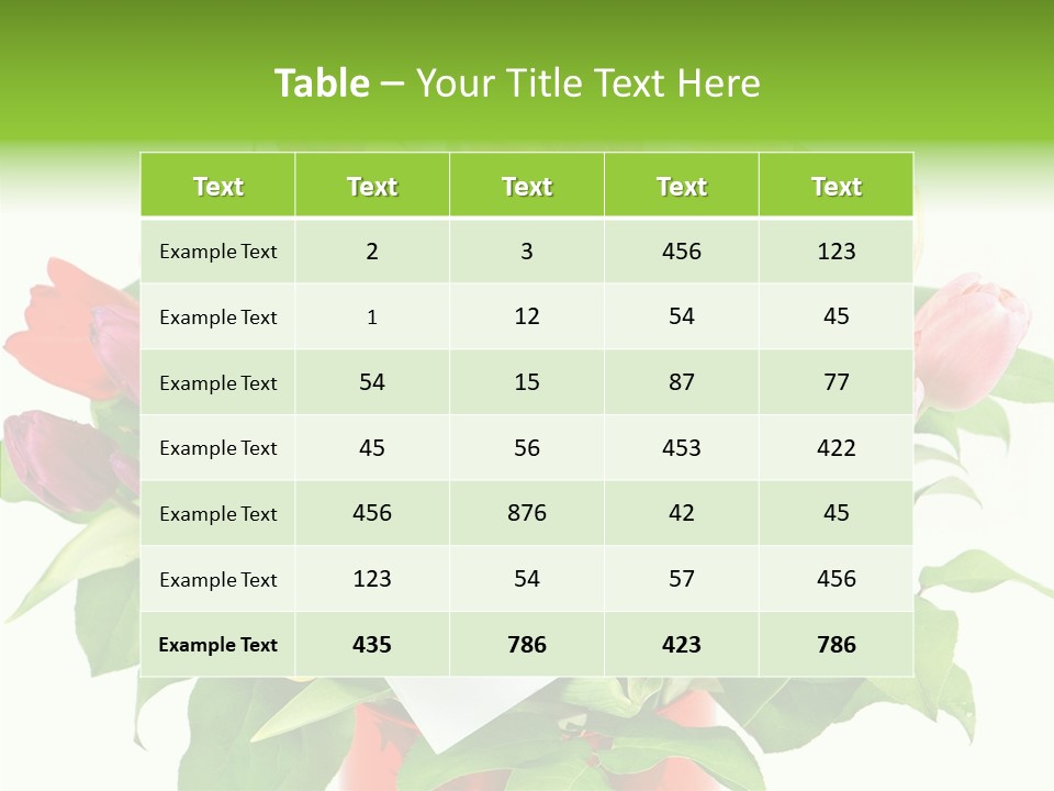 Purple Background Blossom PowerPoint Template