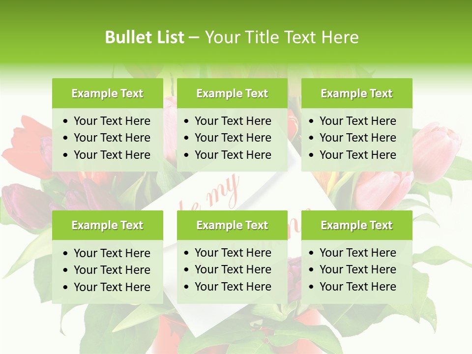 Purple Background Blossom PowerPoint Template