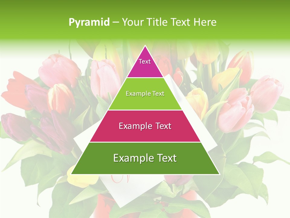 Purple Background Blossom PowerPoint Template