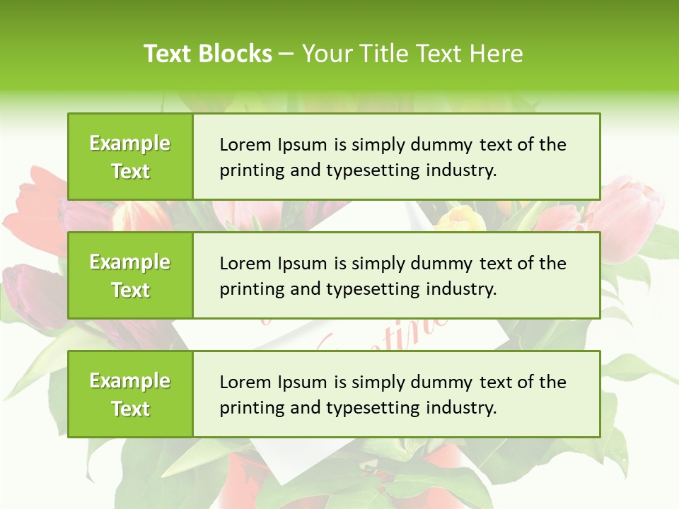 Purple Background Blossom PowerPoint Template
