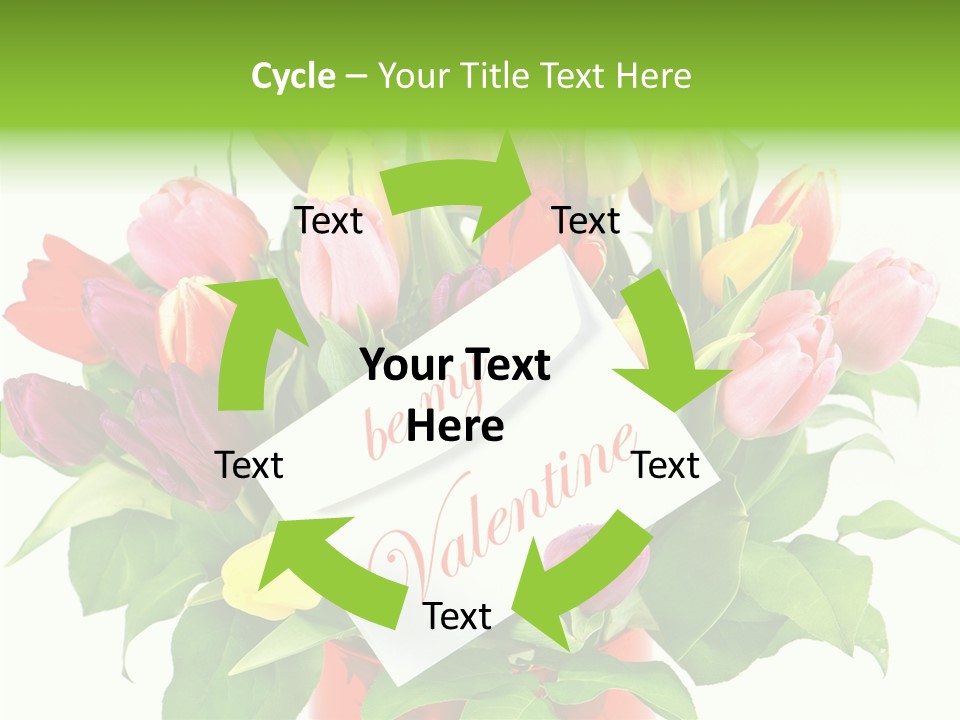 Purple Background Blossom PowerPoint Template