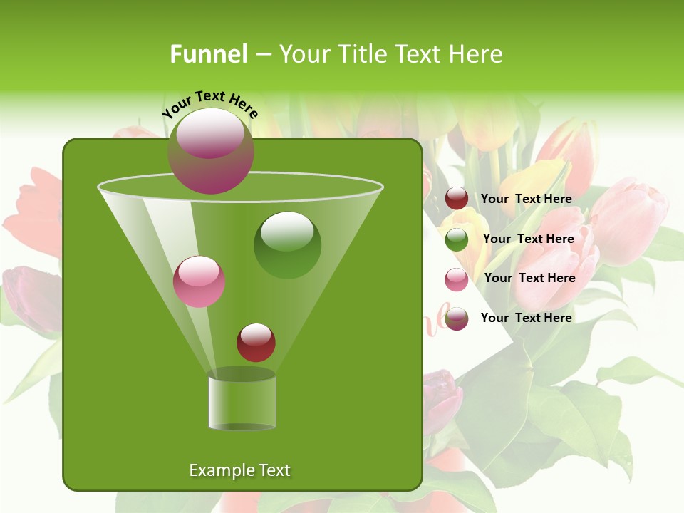 Purple Background Blossom PowerPoint Template