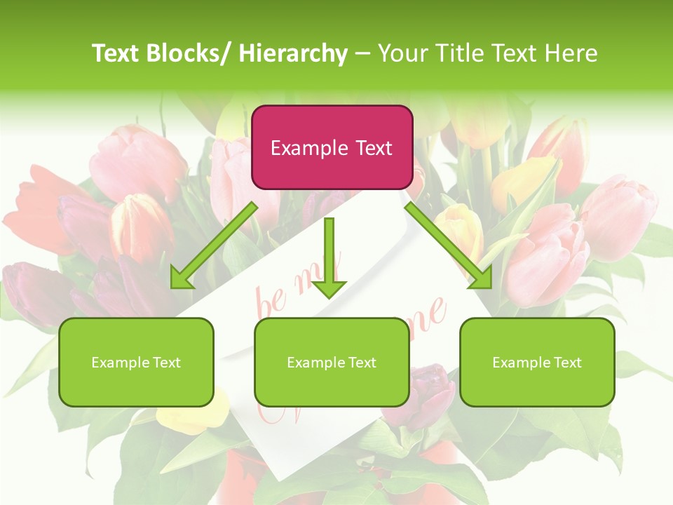 Purple Background Blossom PowerPoint Template