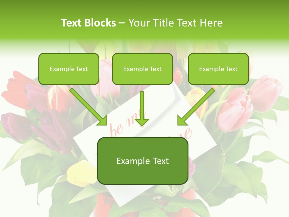 Purple Background Blossom PowerPoint Template