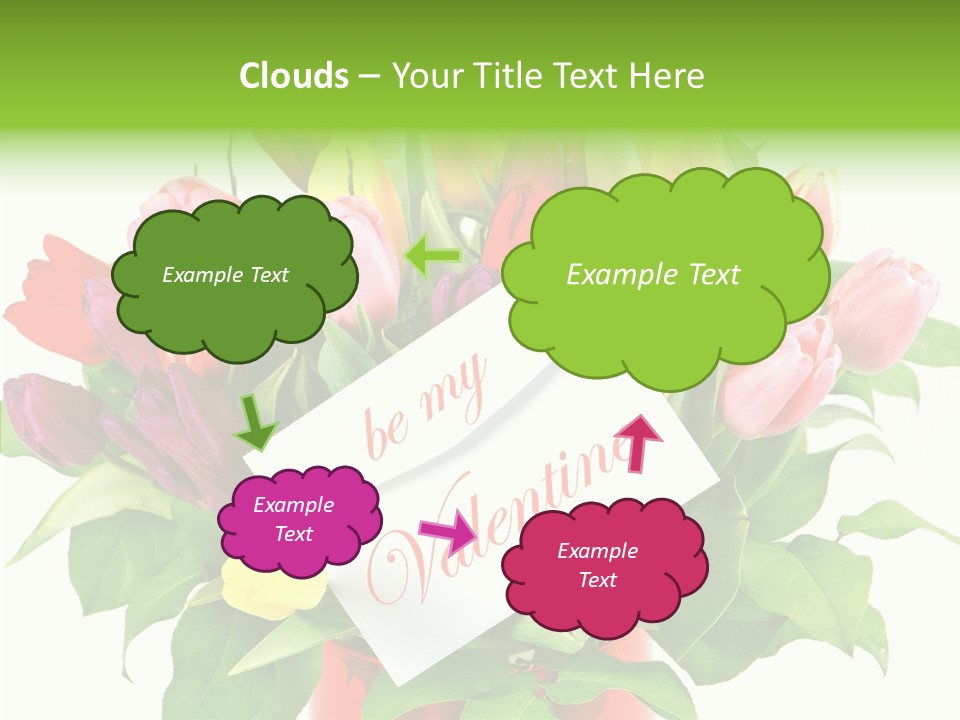 Purple Background Blossom PowerPoint Template