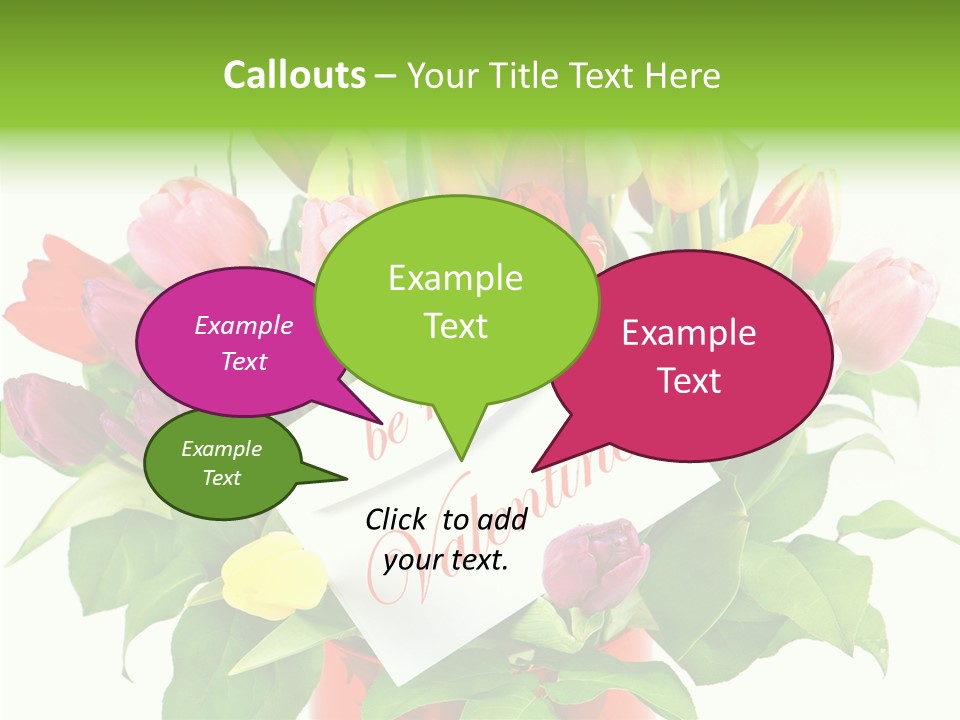 Purple Background Blossom PowerPoint Template