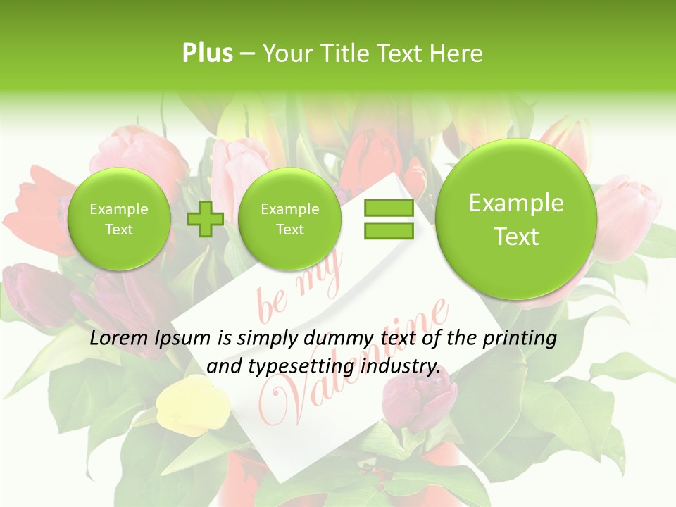 Purple Background Blossom PowerPoint Template