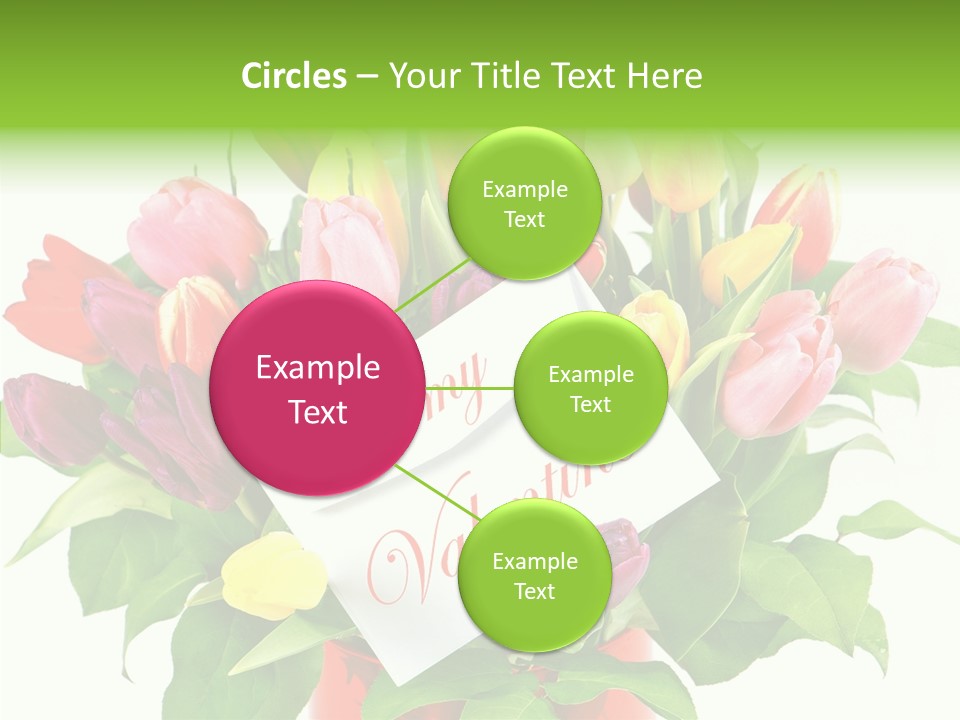 Purple Background Blossom PowerPoint Template