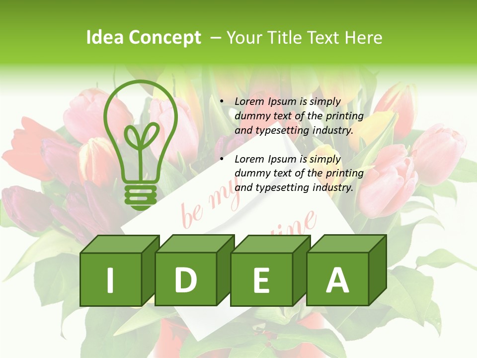 Purple Background Blossom PowerPoint Template