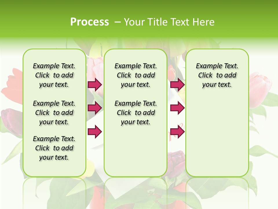 Purple Background Blossom PowerPoint Template