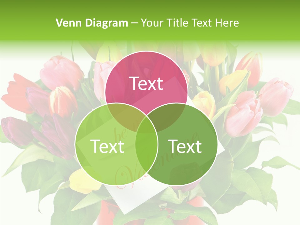 Purple Background Blossom PowerPoint Template