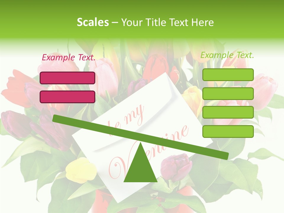 Purple Background Blossom PowerPoint Template