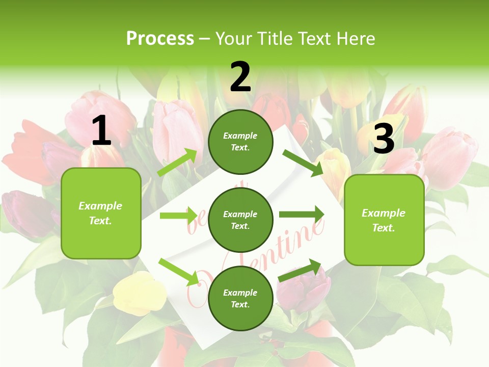 Purple Background Blossom PowerPoint Template