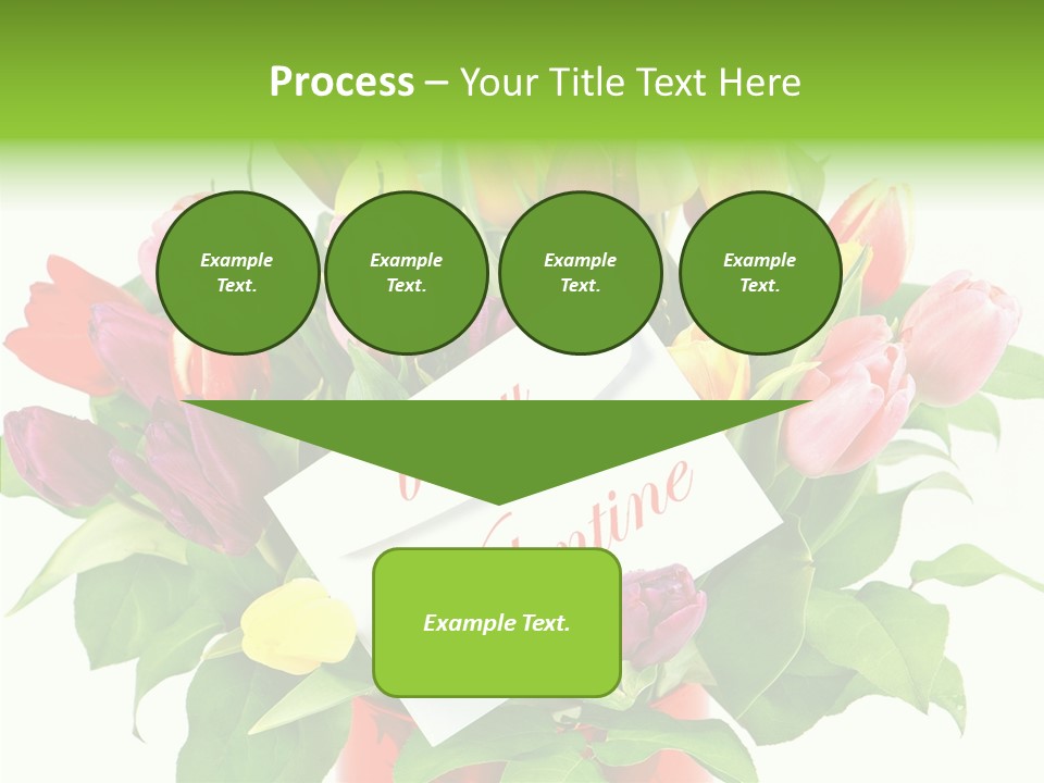 Purple Background Blossom PowerPoint Template