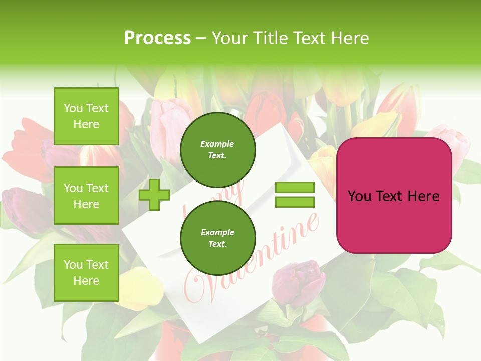 Purple Background Blossom PowerPoint Template