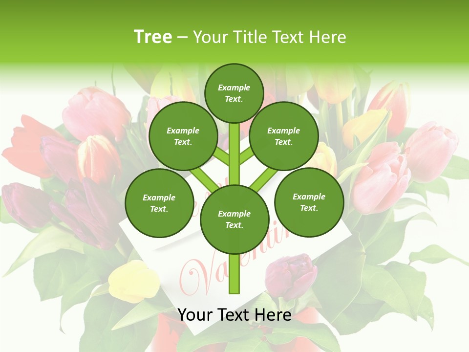 Purple Background Blossom PowerPoint Template