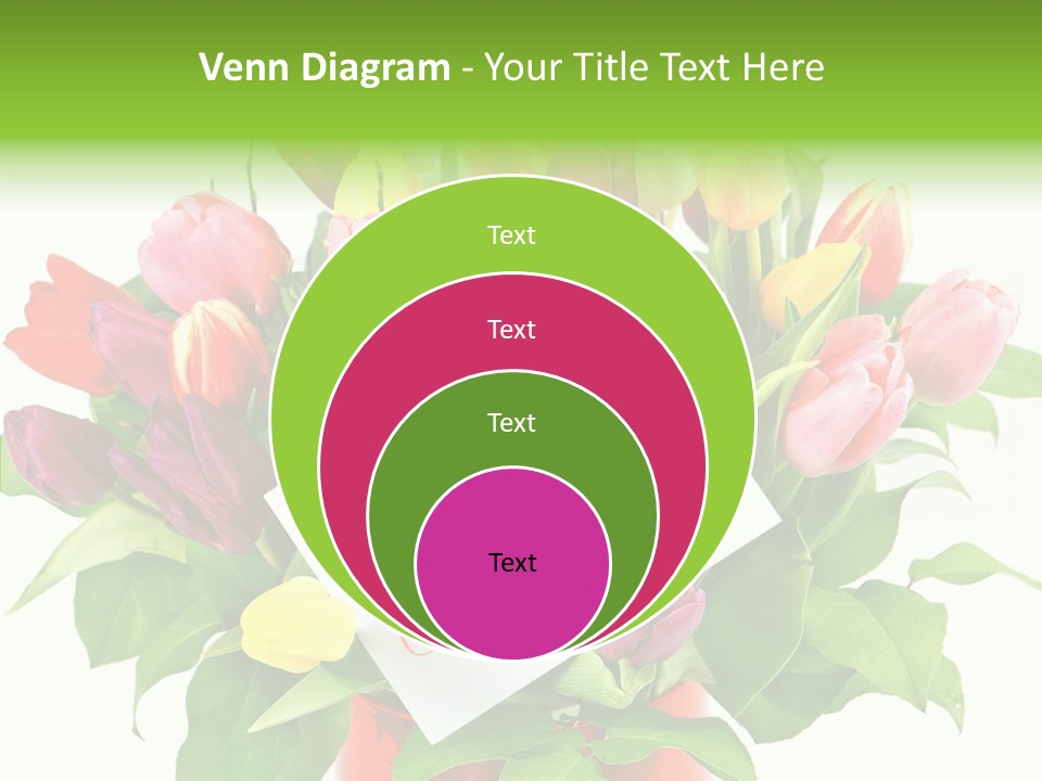 Purple Background Blossom PowerPoint Template