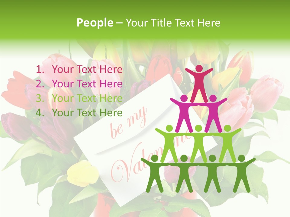 Purple Background Blossom PowerPoint Template