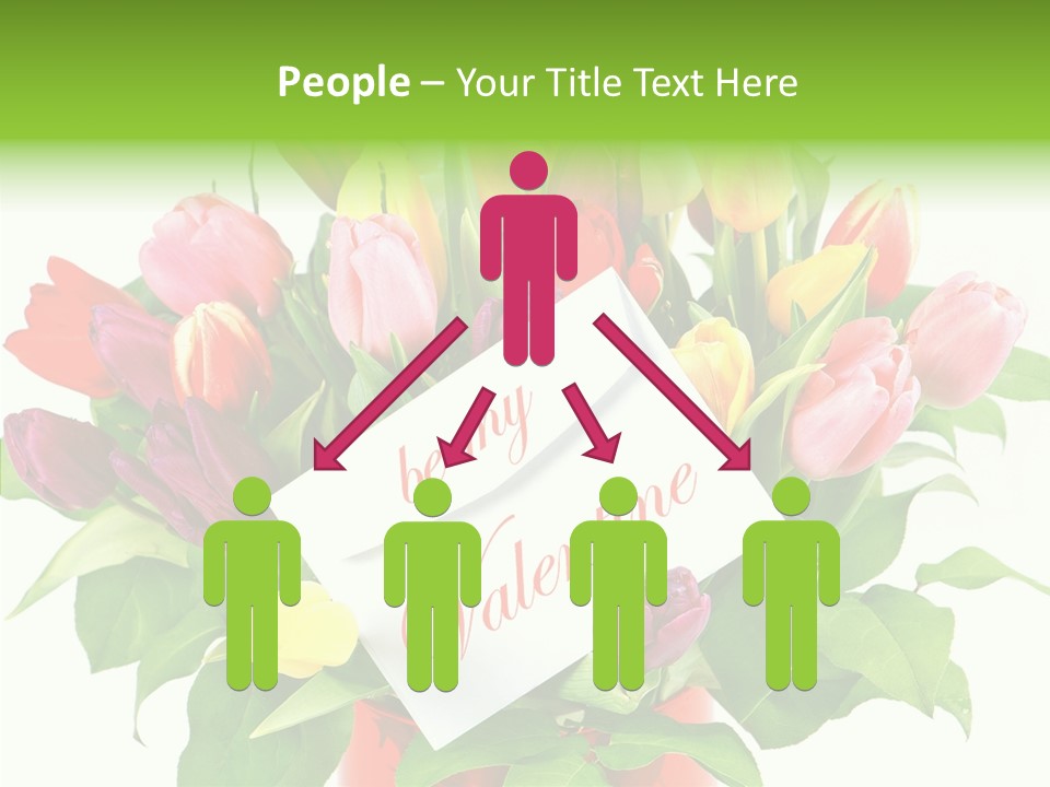 Purple Background Blossom PowerPoint Template