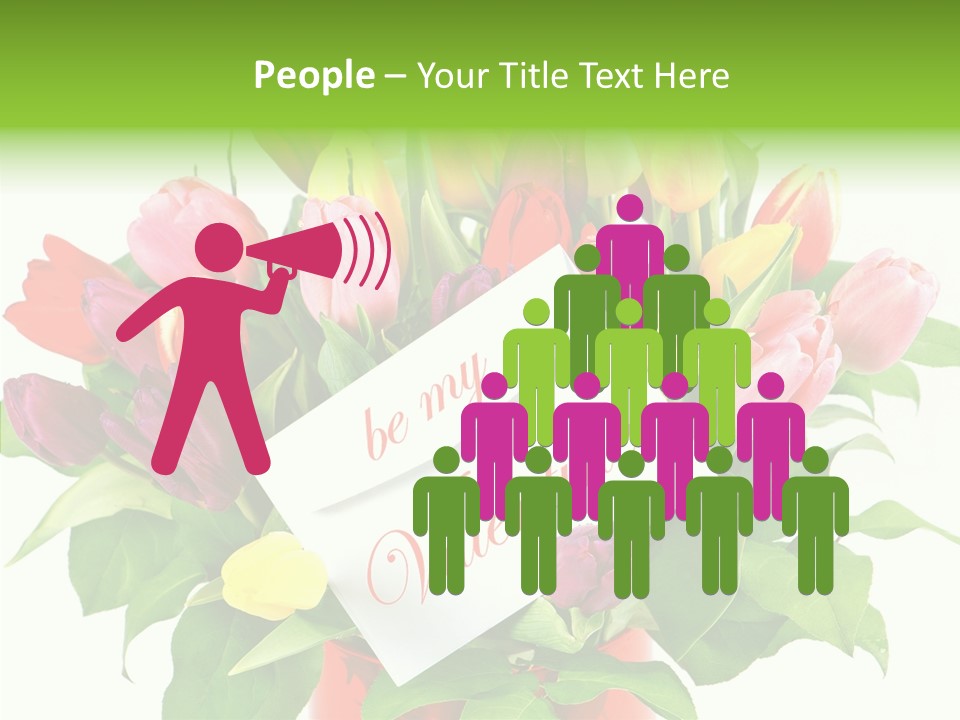 Purple Background Blossom PowerPoint Template