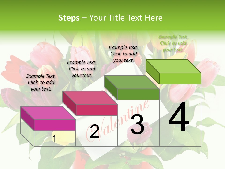 Purple Background Blossom PowerPoint Template