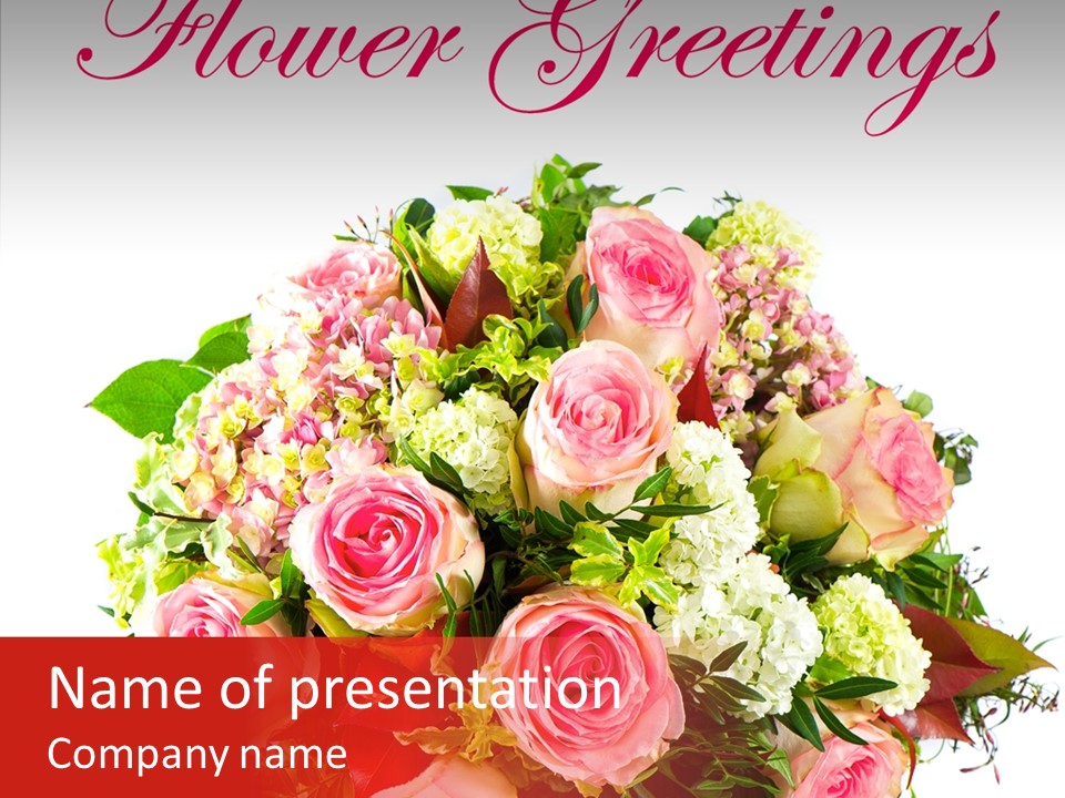 Gift Floral Easter PowerPoint Template