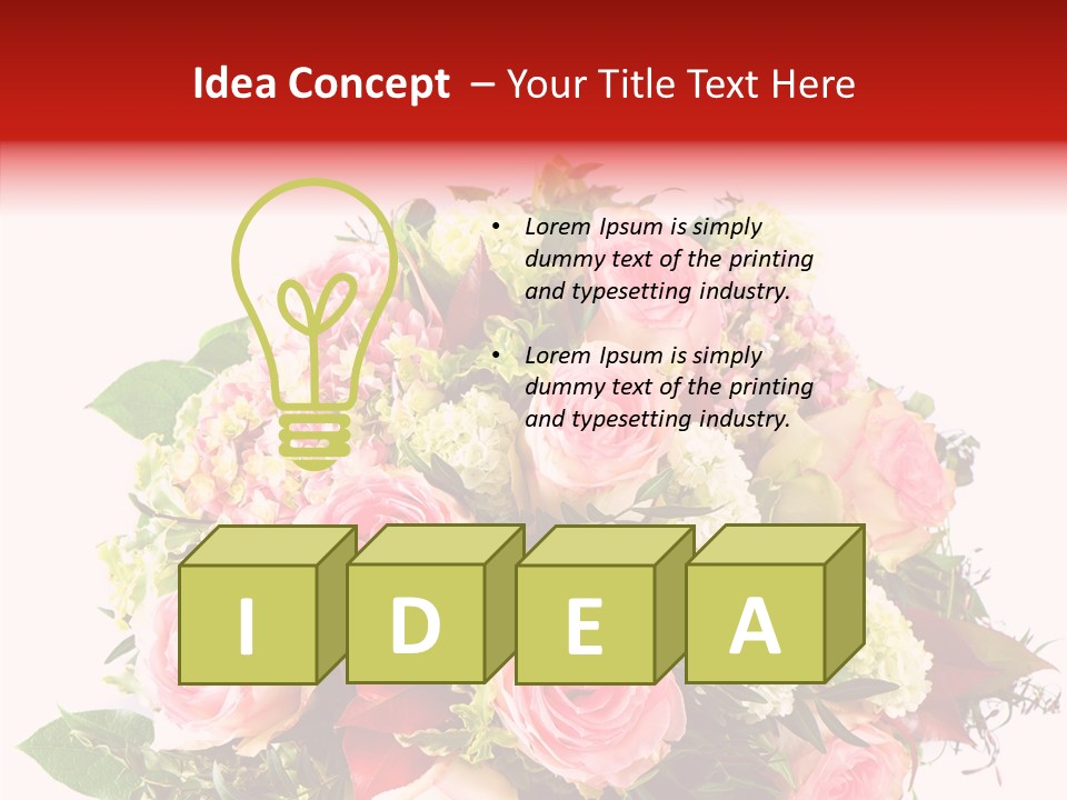 Gift Floral Easter PowerPoint Template