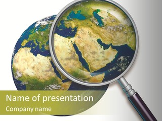 Ocean Saudi Arabia Closer Look PowerPoint Template