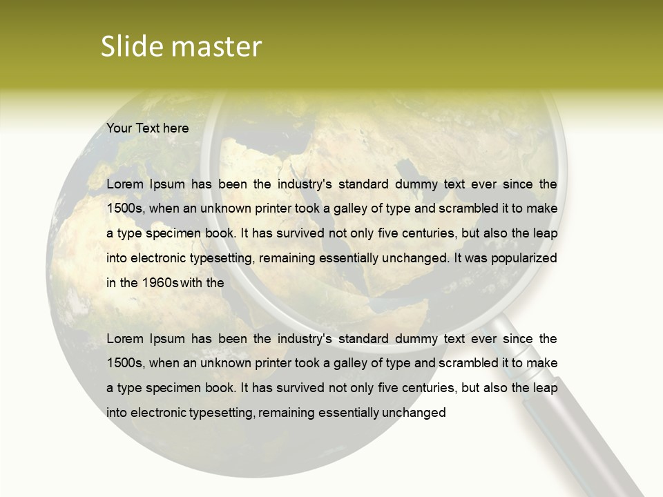 Ocean Saudi Arabia Closer Look PowerPoint Template