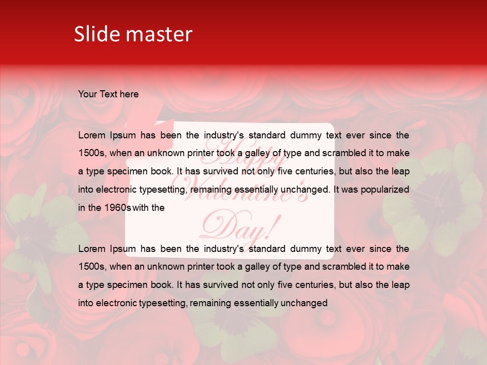 Wish Marriage Plant PowerPoint Template