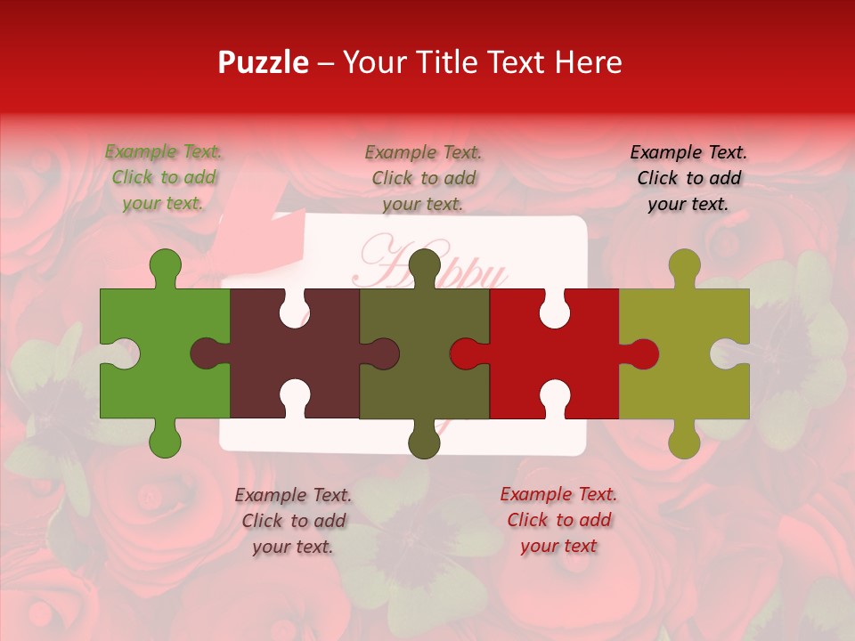 Wish Marriage Plant PowerPoint Template