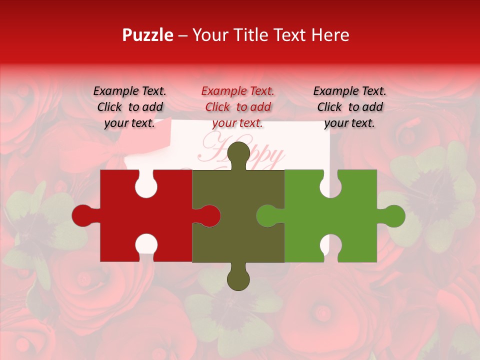 Wish Marriage Plant PowerPoint Template