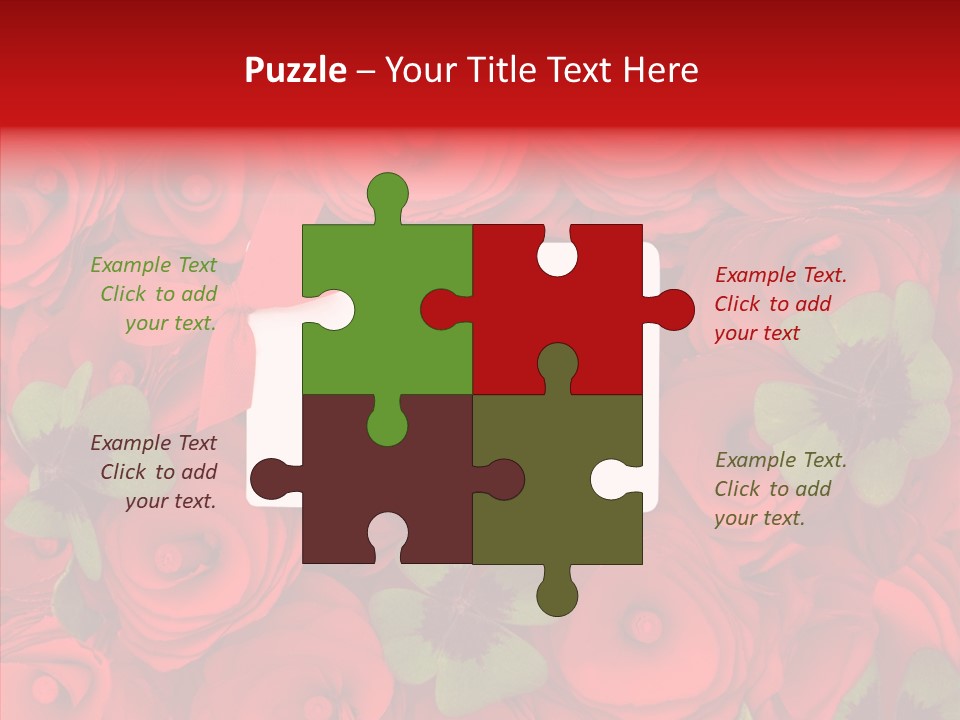 Wish Marriage Plant PowerPoint Template