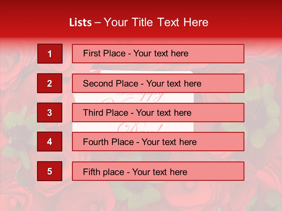 Wish Marriage Plant PowerPoint Template