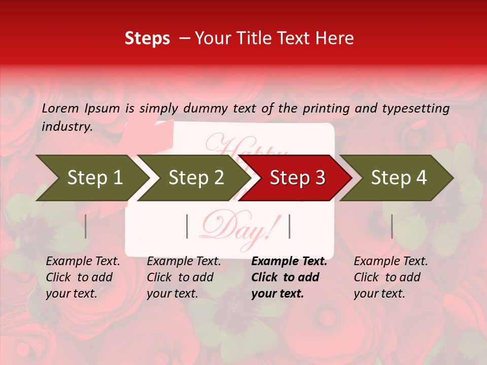 Wish Marriage Plant PowerPoint Template