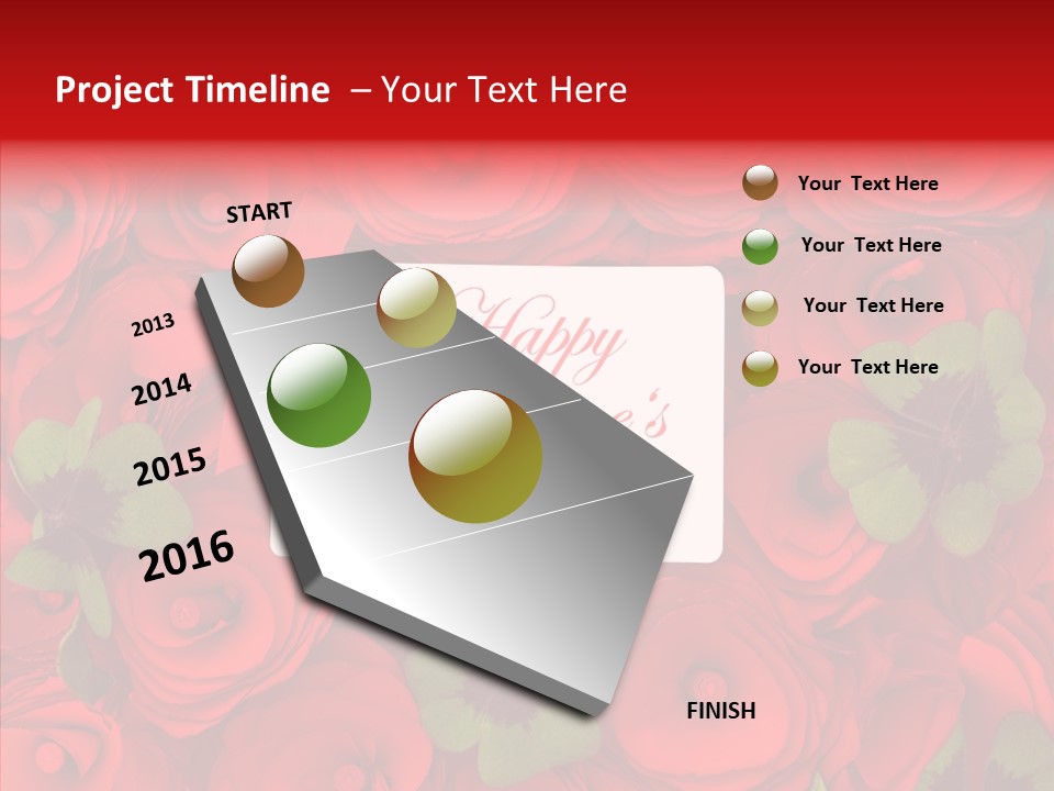 Wish Marriage Plant PowerPoint Template