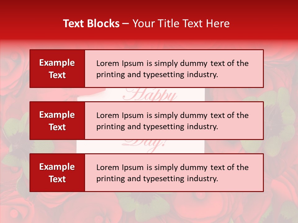 Wish Marriage Plant PowerPoint Template