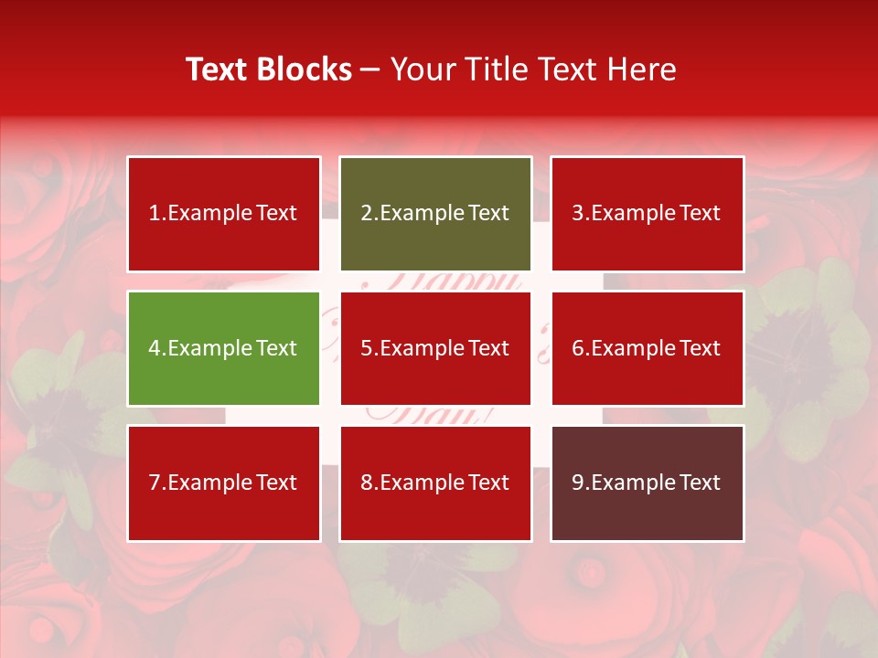 Wish Marriage Plant PowerPoint Template