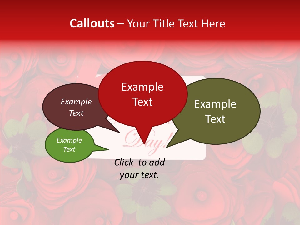 Wish Marriage Plant PowerPoint Template