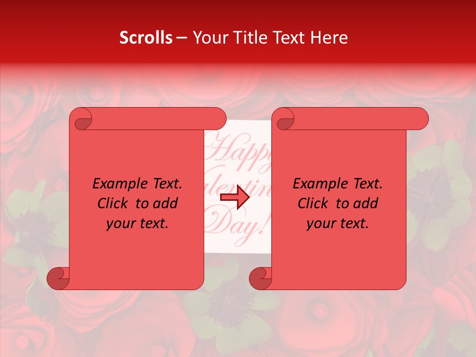 Wish Marriage Plant PowerPoint Template